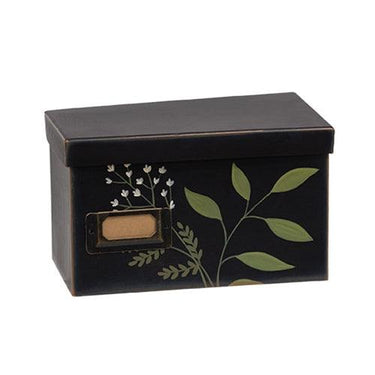 3 Set Leafy Floral File Boxes - The Fox Decor